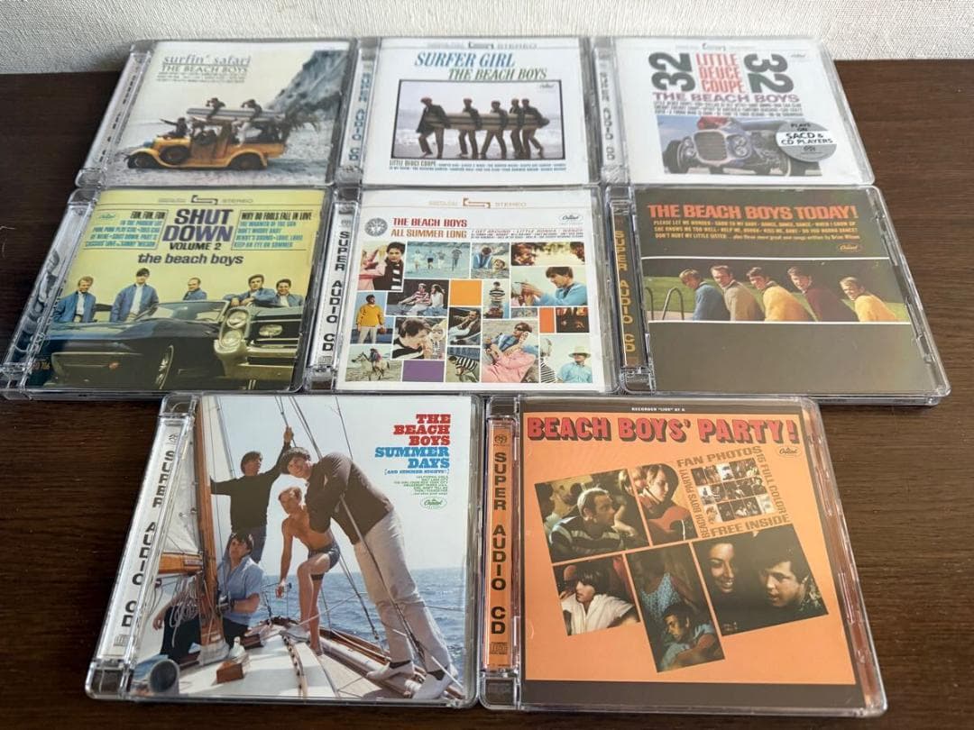 【SACD】ビーチ・ボーイズ ハイブリッドSACD8タイトルセット 未開封盤あり