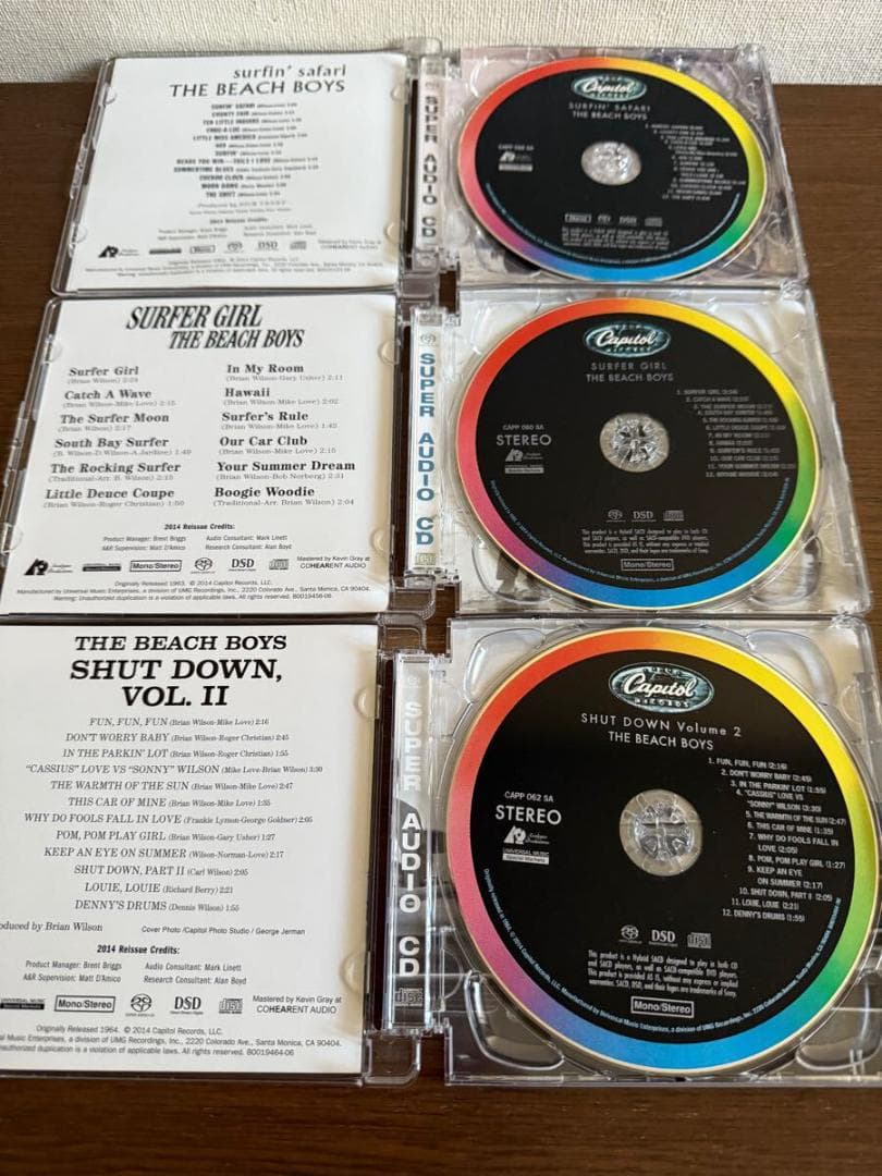 【SACD】ビーチ・ボーイズ ハイブリッドSACD8タイトルセット 未開封盤あり