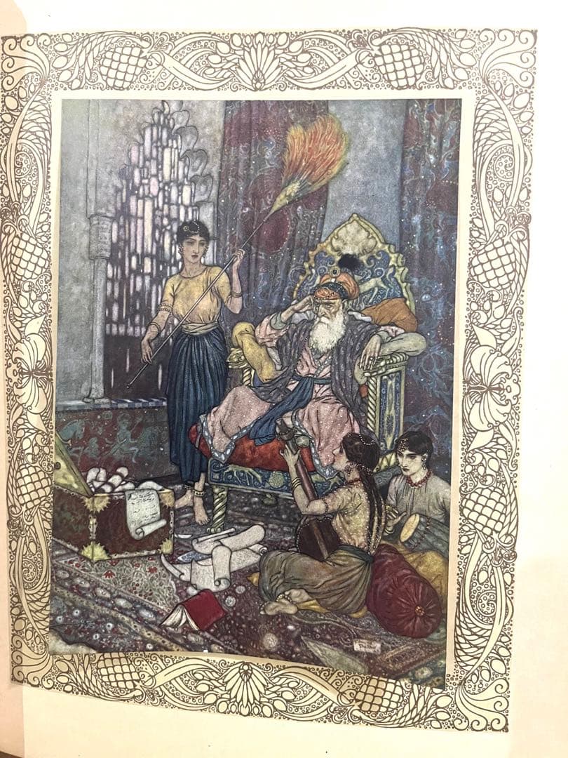 No281 古書 アンティーク 洋書 エドマンド ·デュラック ルバイヤート