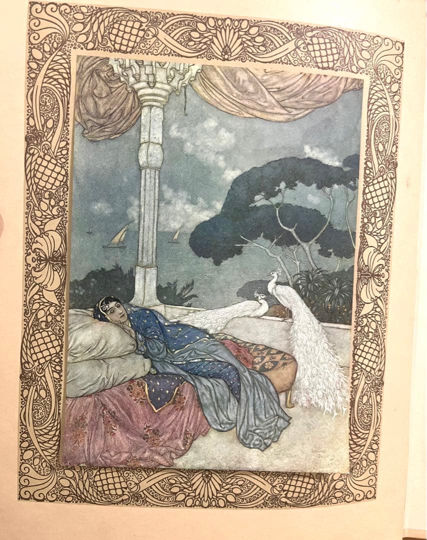 No281 古書 アンティーク 洋書 エドマンド ·デュラック ルバイヤート