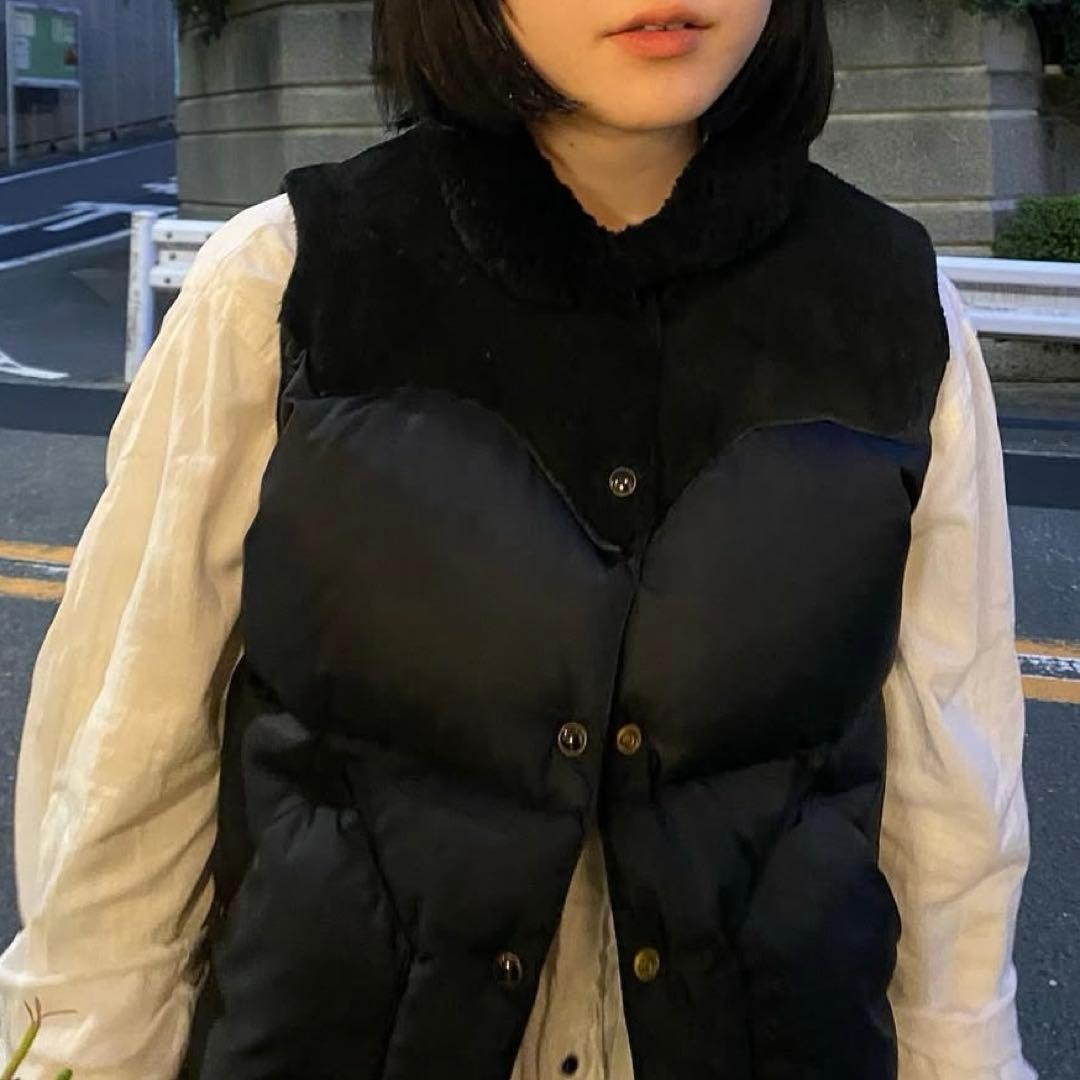 ロッキーマウンテン　ダウンベスト　黒