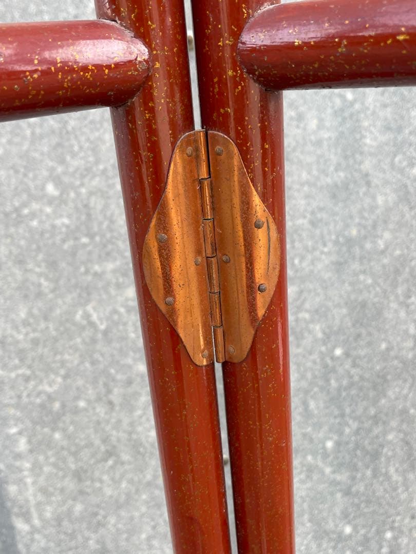 稀少/古道具/当時物/無垢材/木製/衣紋掛け/衣桁/着物掛け/22