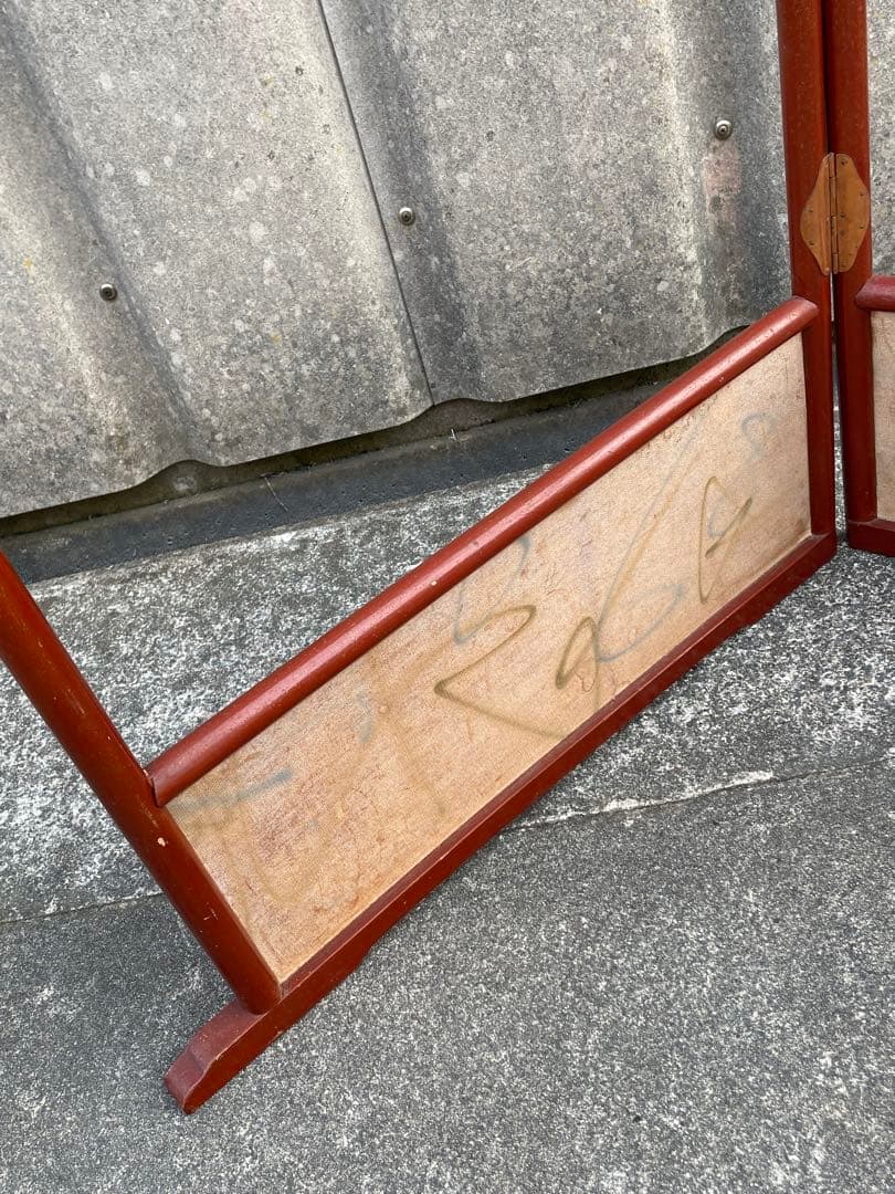 稀少/古道具/当時物/無垢材/木製/衣紋掛け/衣桁/着物掛け/22