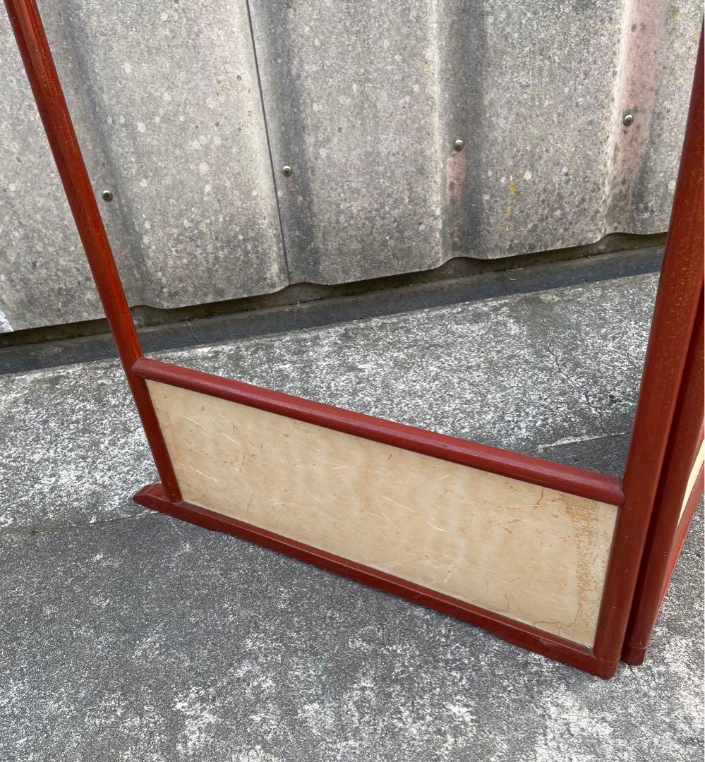 稀少/古道具/当時物/無垢材/木製/衣紋掛け/衣桁/着物掛け/22