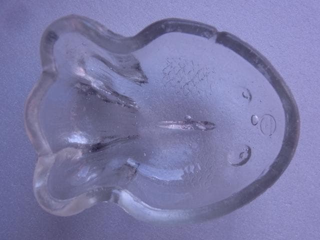 戦前　金魚型　ガラス　ぺろぺろ　とろとろ　古い菓子型　昭和初期　大正　型吹き