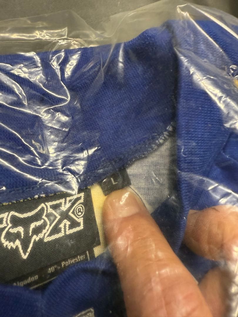 ビンテージ　Fox Racing Lサイズ シャツ