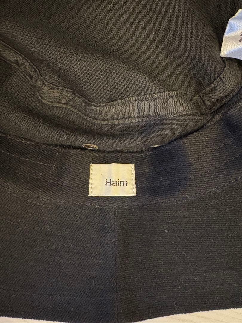 柴田ひかり Haim Canvas Hat（BLACK）