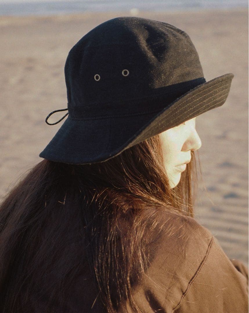 柴田ひかり Haim Canvas Hat（BLACK）