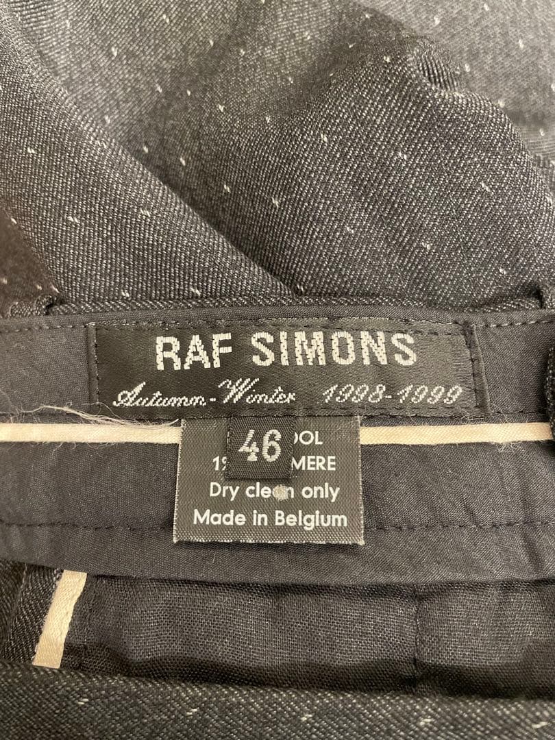 パンツ raf simons 98aw 99aw Semi wide slacks