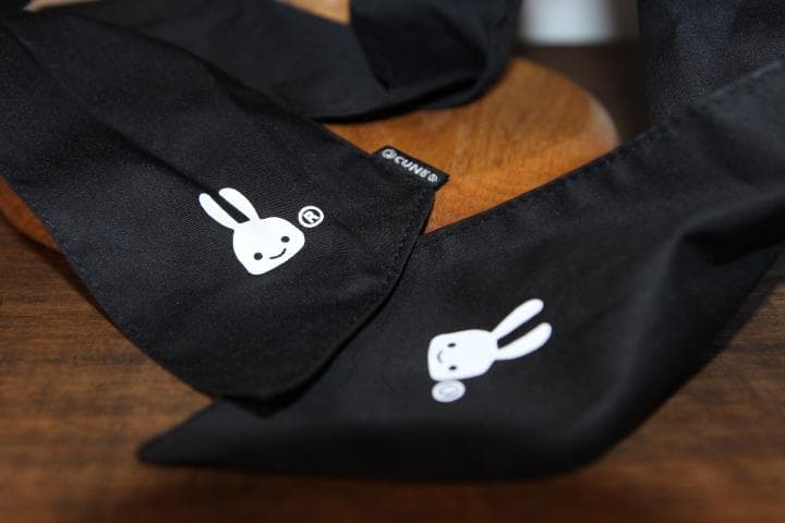 CUNE キューン うさぎ つば広ハット / ブラック / 日よけ帽子