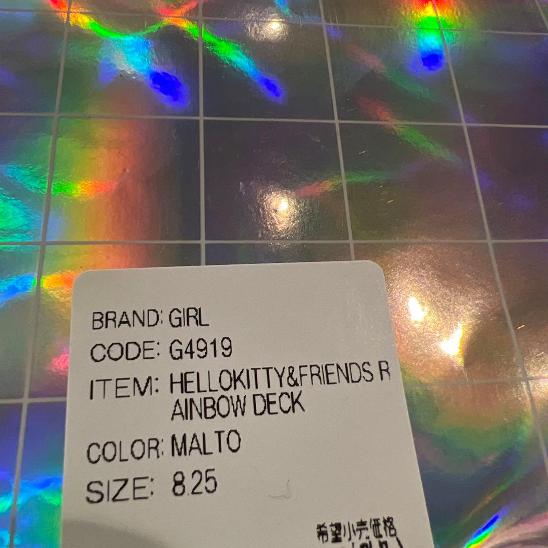 スケートボード GIRL HELLO KITTY&FRIENDS RAINBOW DECK