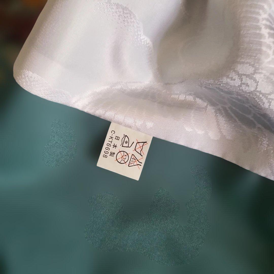 日本製　5歳　七五三用 セット　青緑色の着物