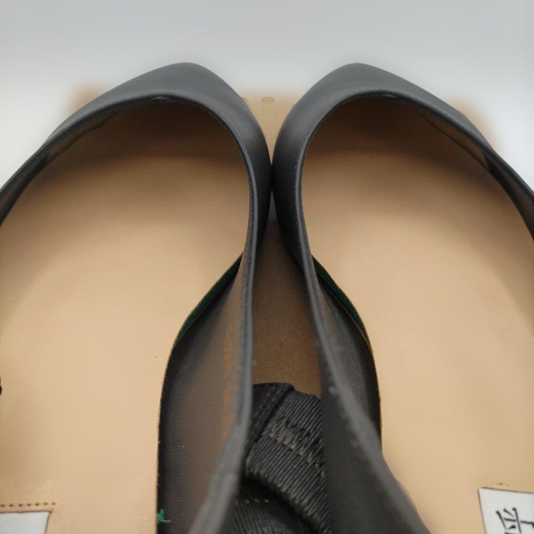 卑弥呼 パンプス レザー 2WAYベルトデザイン バブーシュ ダークグレー