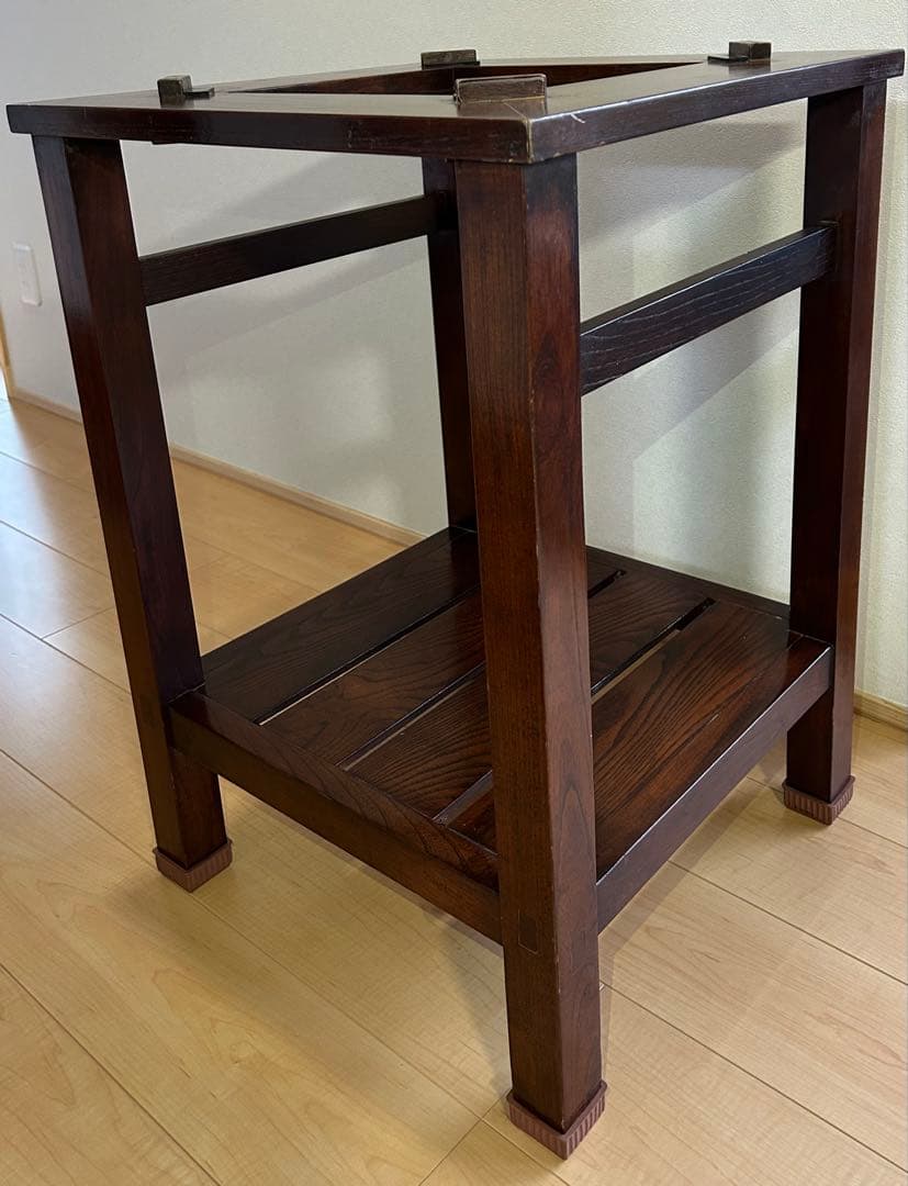 そば用　こね鉢とスタンドセット