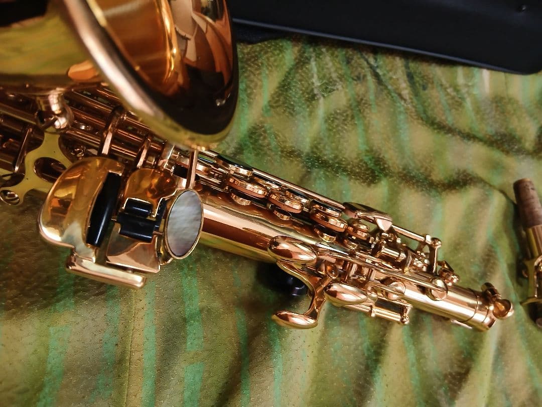 ソプラノサックス　ノーブランド良品　演奏確認済み！カーブドソプラノ
