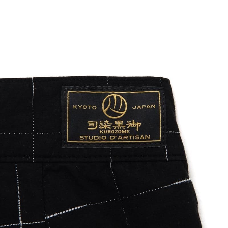 新品　ダルチザン　京黒紋付染絣ショートパンツ 1900