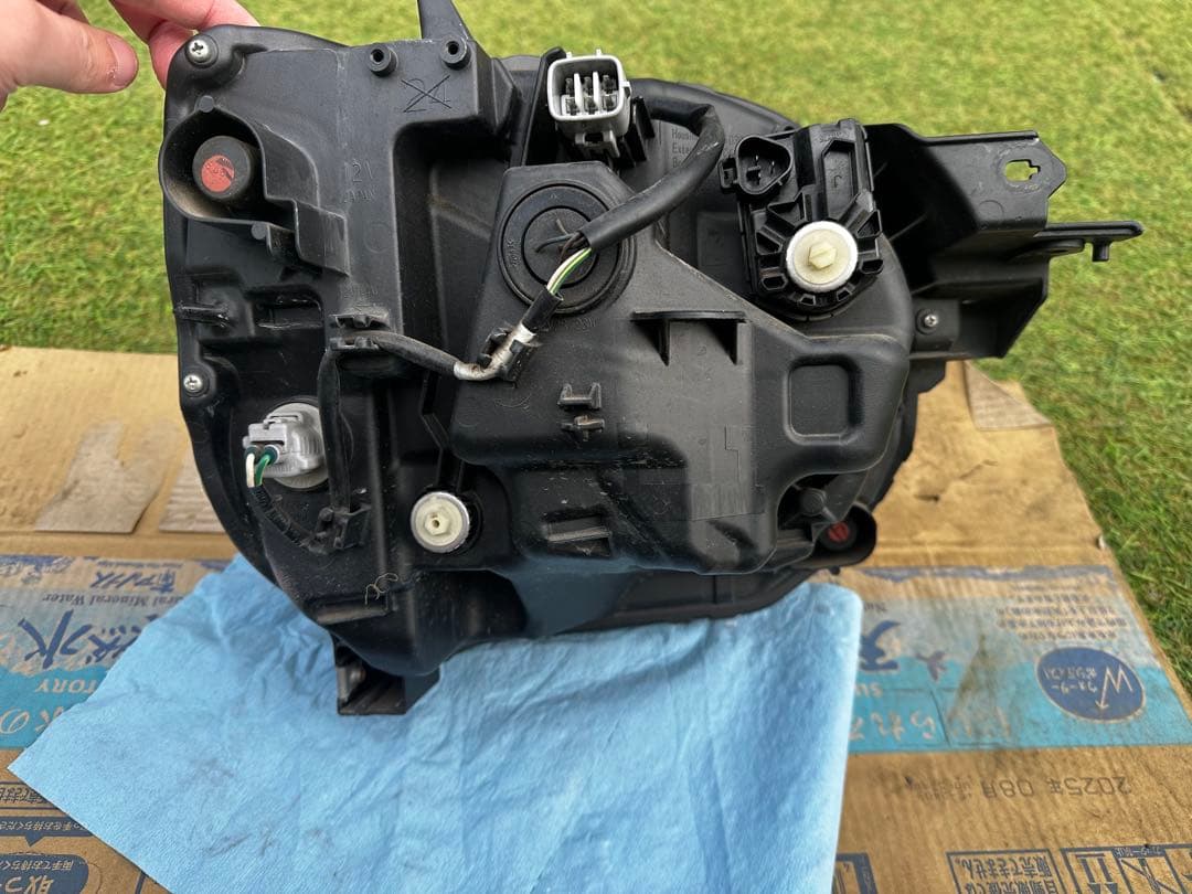 【破損無し！ LED点灯OK】 ダイハツ ミラトコット LED ヘッドライト 左