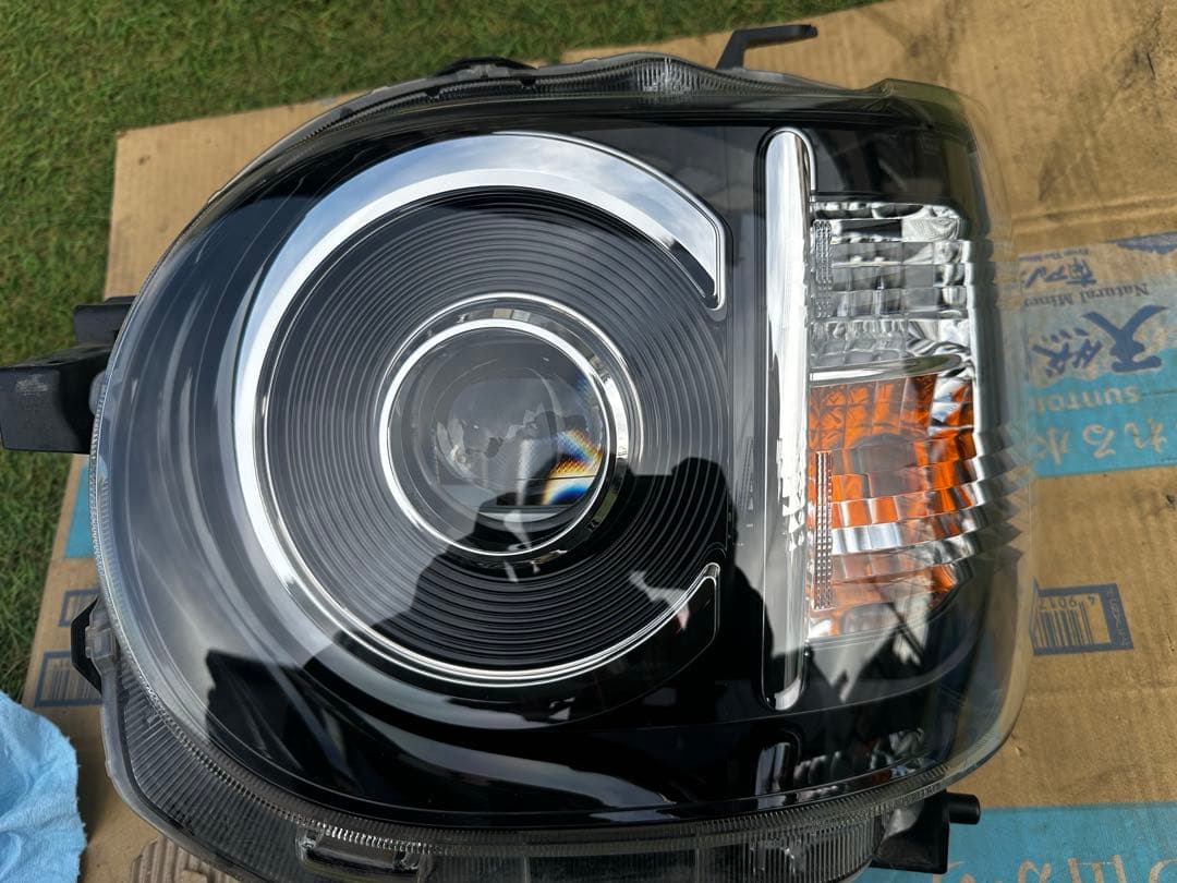 【破損無し！ LED点灯OK】 ダイハツ ミラトコット LED ヘッドライト 左