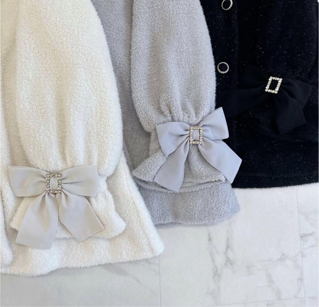 ラメシャギーAラインコート　couture by ROJITA