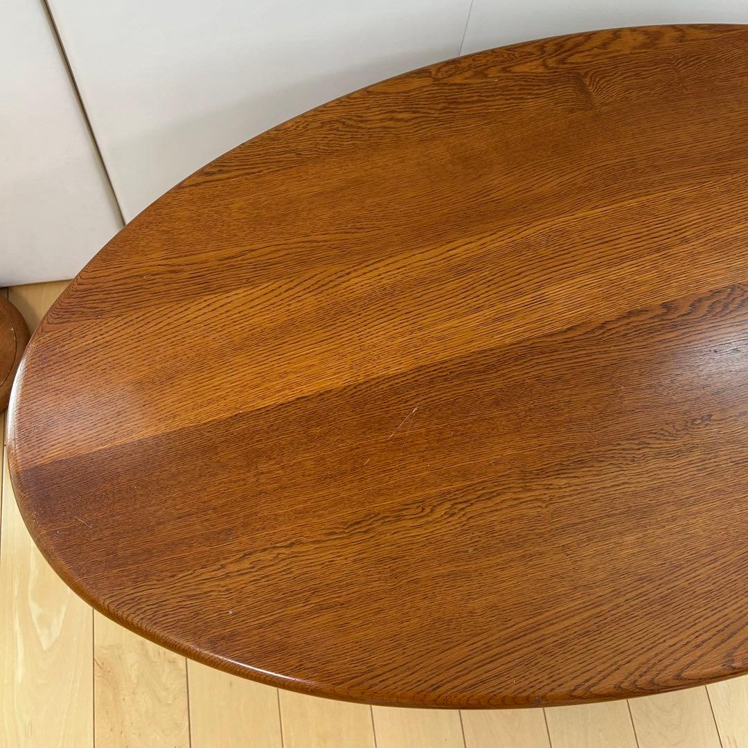 カリモク　 センターテーブル 　ローテーブル 　karimoku　楕円