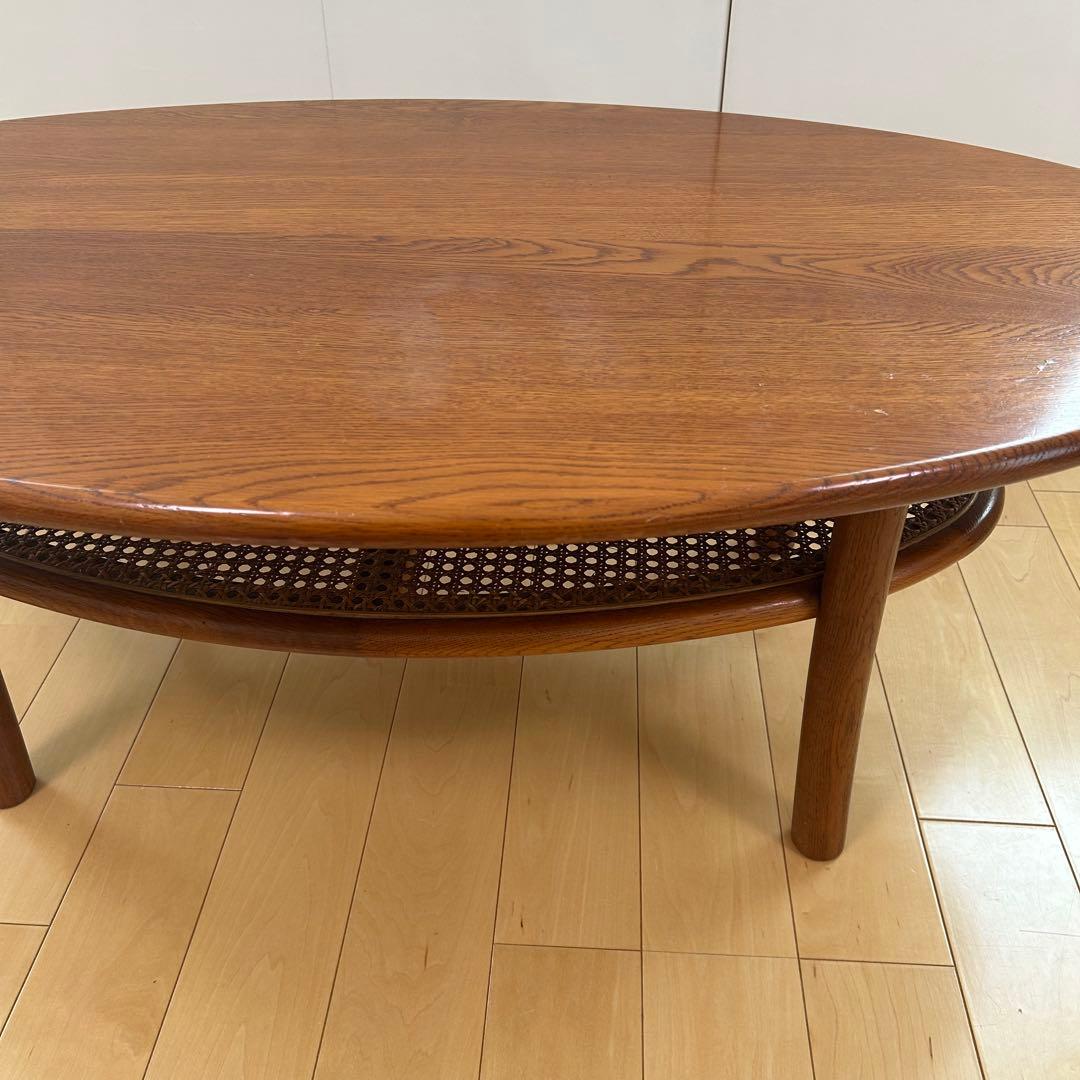 カリモク　 センターテーブル 　ローテーブル 　karimoku　楕円