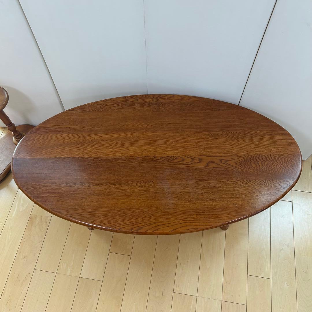 カリモク　 センターテーブル 　ローテーブル 　karimoku　楕円