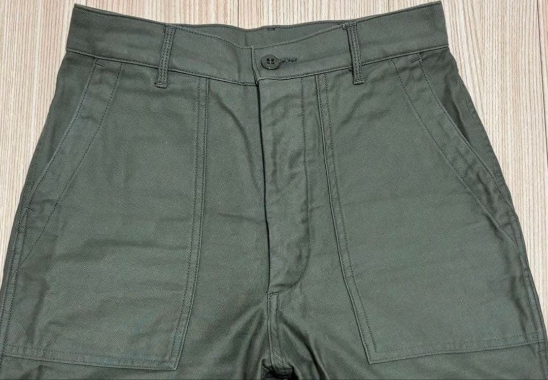 ハイク HYKE ベイカーパンツ 2 ワークパンツ オリーブ