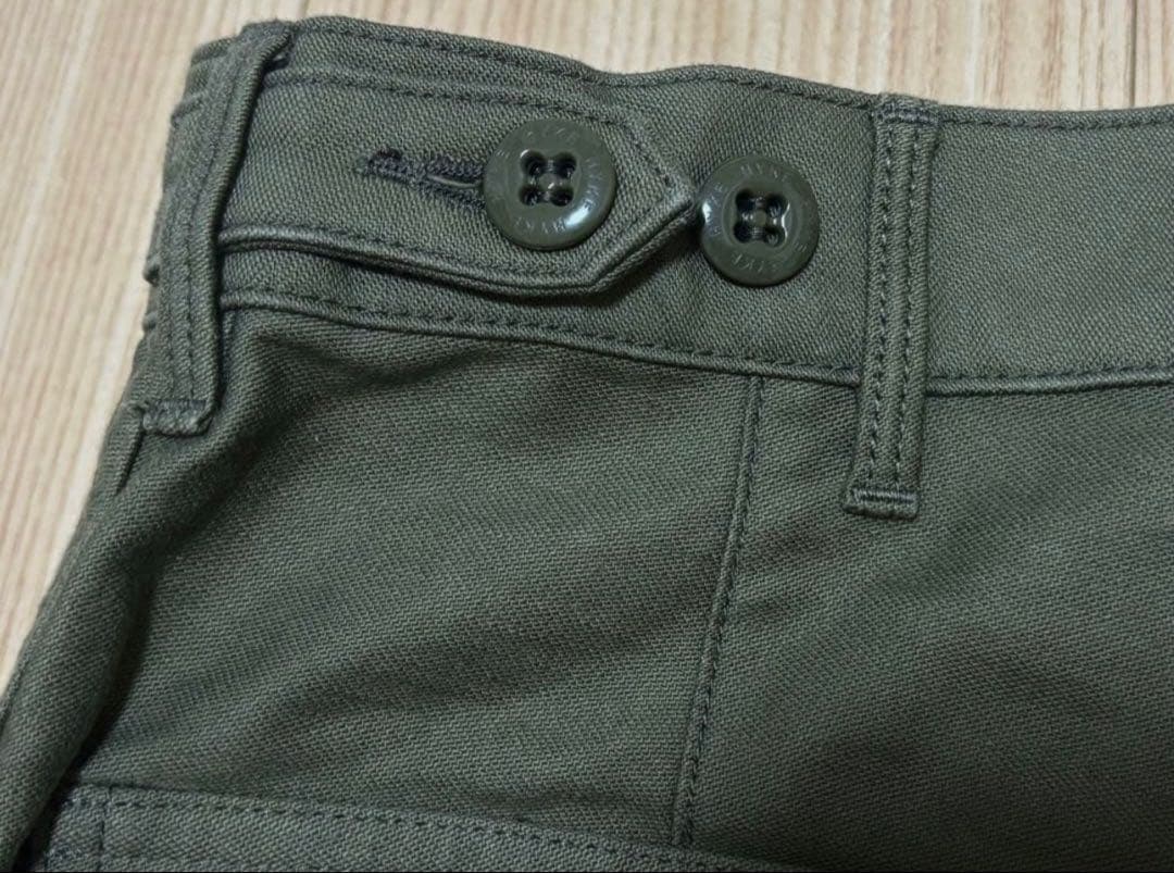 ハイク HYKE ベイカーパンツ 2 ワークパンツ オリーブ