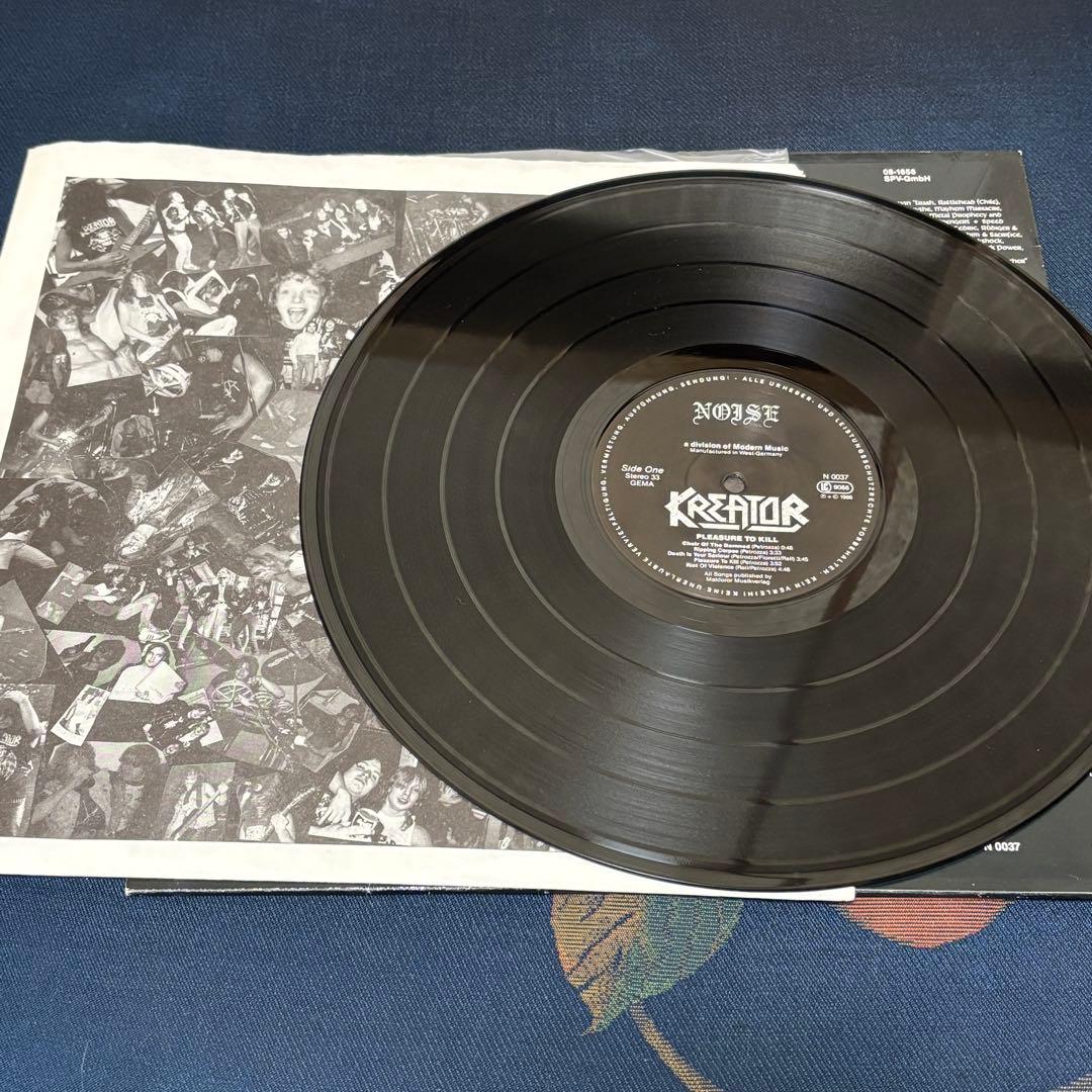 KREATOR \"Pleasure to Kill\" LP盤 スラッシュメタル