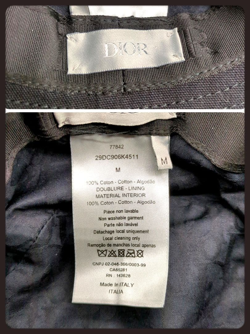 【美品・入手困難】Dior☆アステロディオール バケットハット ブラック M