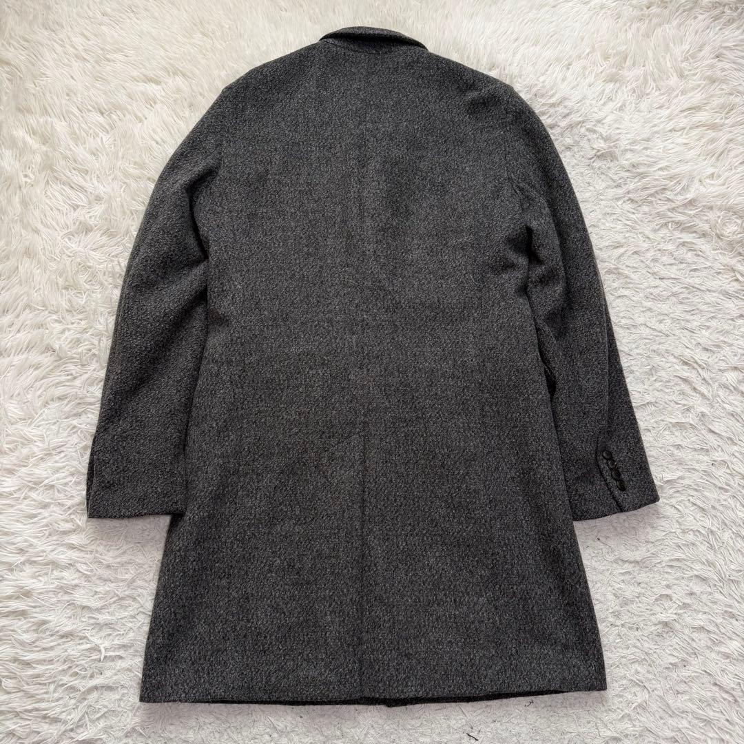 近年極美品XLサイズ相当　エンポリオアルマーニ　チェスターコート　アルパカ