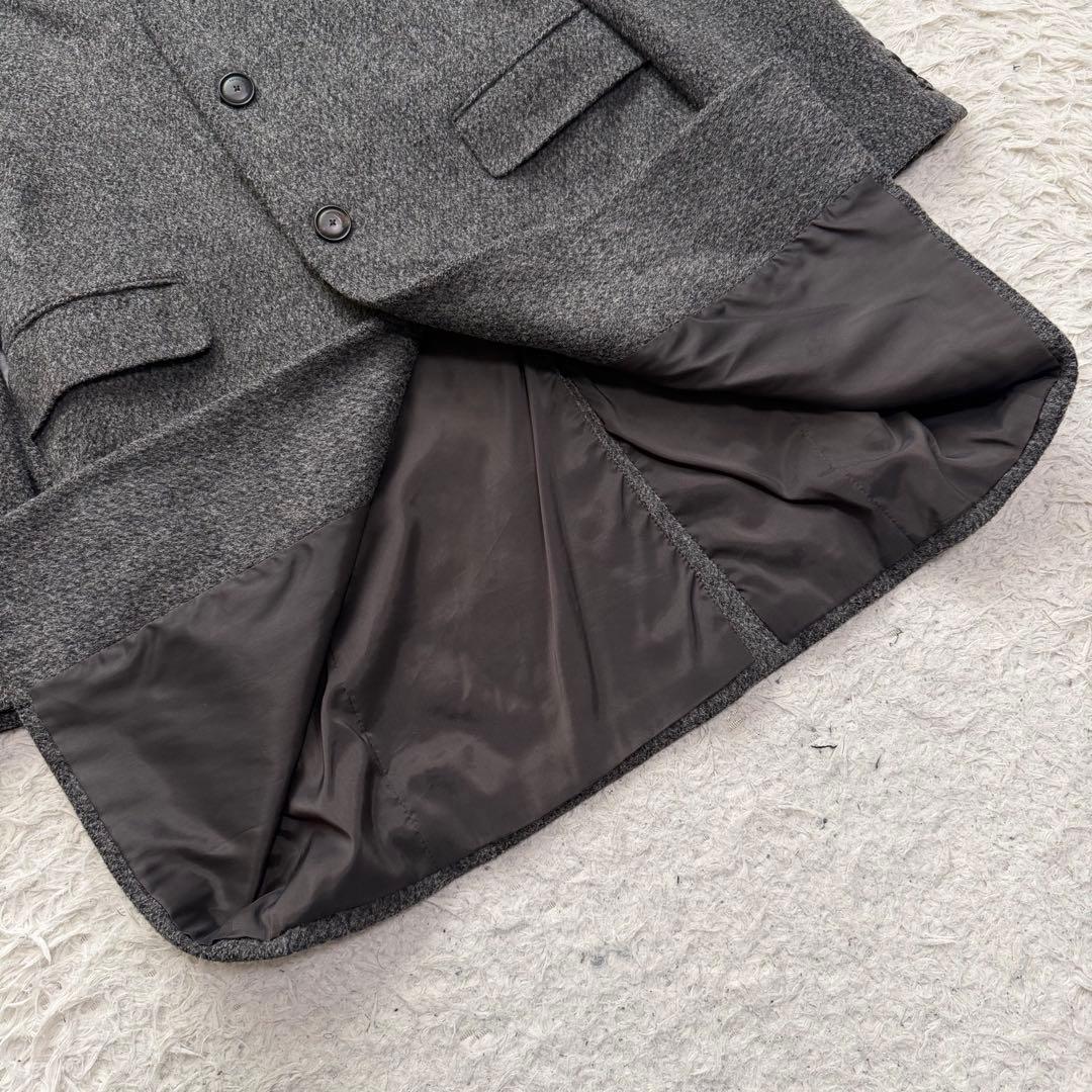 近年極美品XLサイズ相当　エンポリオアルマーニ　チェスターコート　アルパカ