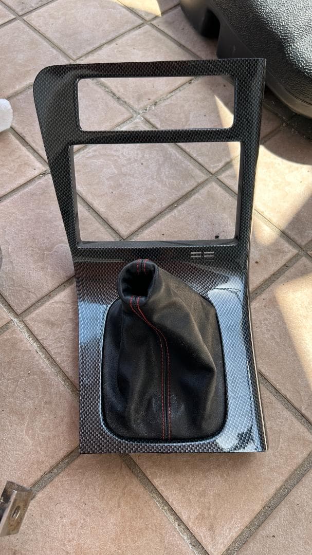 送料込　ニッサン シルビア S13 180SX カーボン風塗装 センター パネル