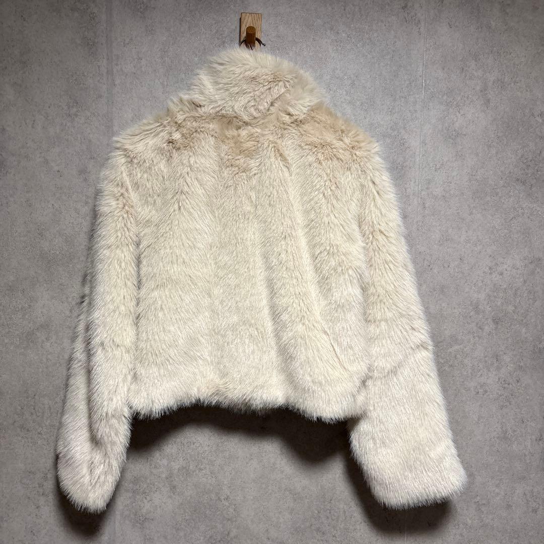 ZARA ザラ ショートフェイクファーコート S