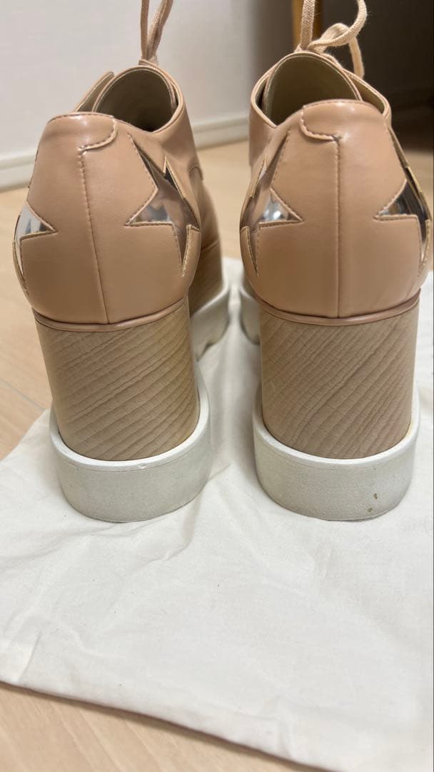 STELLA McCARTNEY ベージュ 厚底シューズ