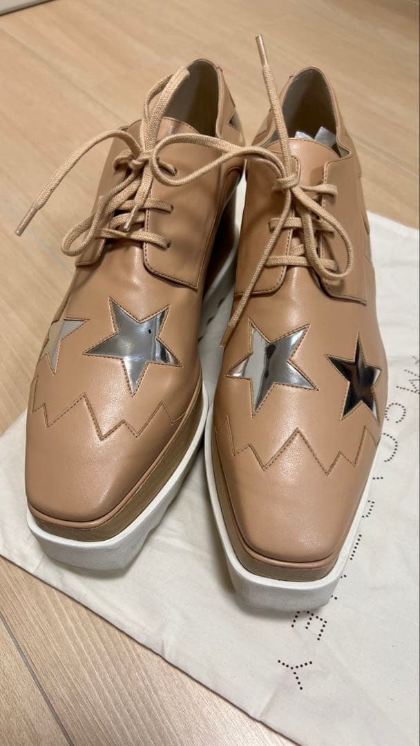 STELLA McCARTNEY ベージュ 厚底シューズ