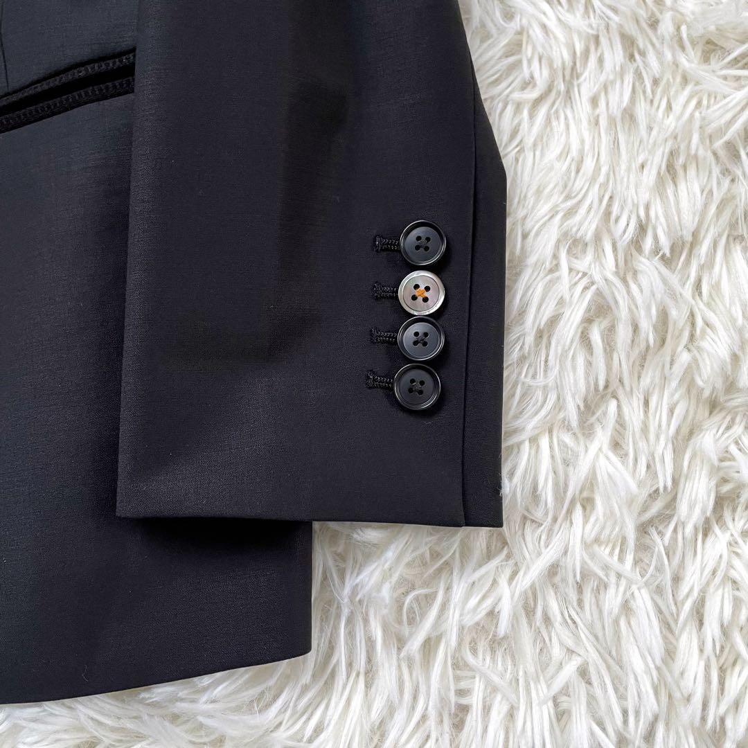 PS Paul Smith ブラックスカートスーツセットアップ上下裏地総柄