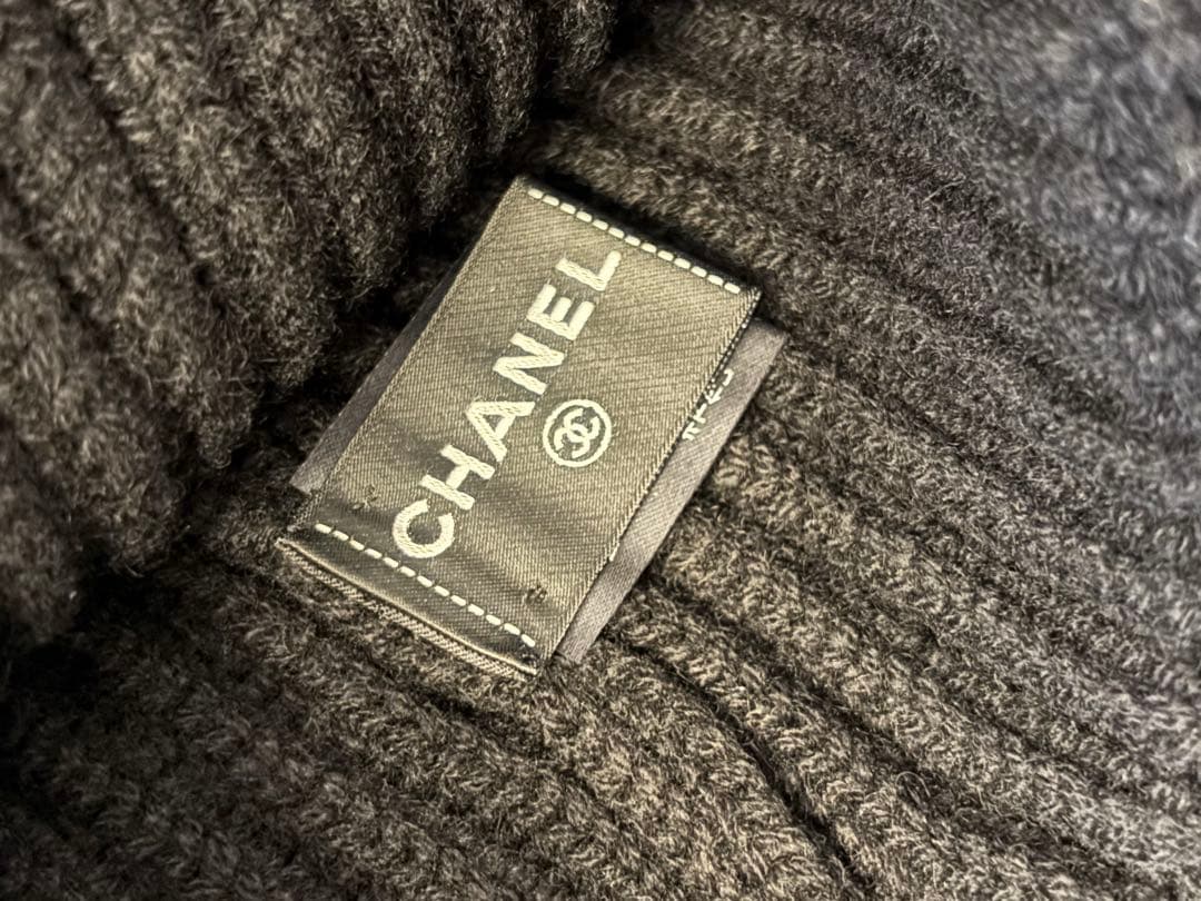 新品 シャネル CHANEL カシミヤ ニット帽 ビーニー 入手困難