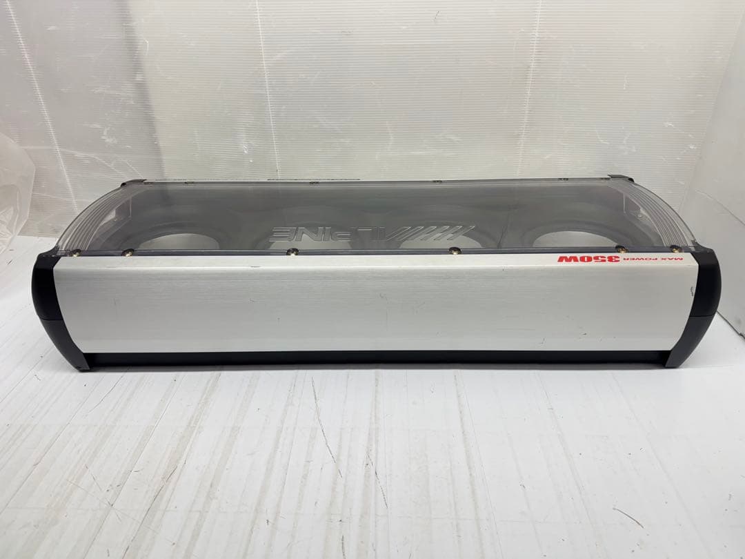 ALPINE サブウーハー SWE-1900 350W Stinger ケーブル