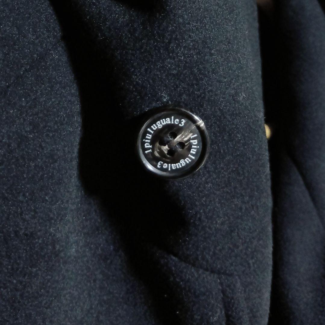 美品✳️1piu1uguale3 ラップネック ウールコート