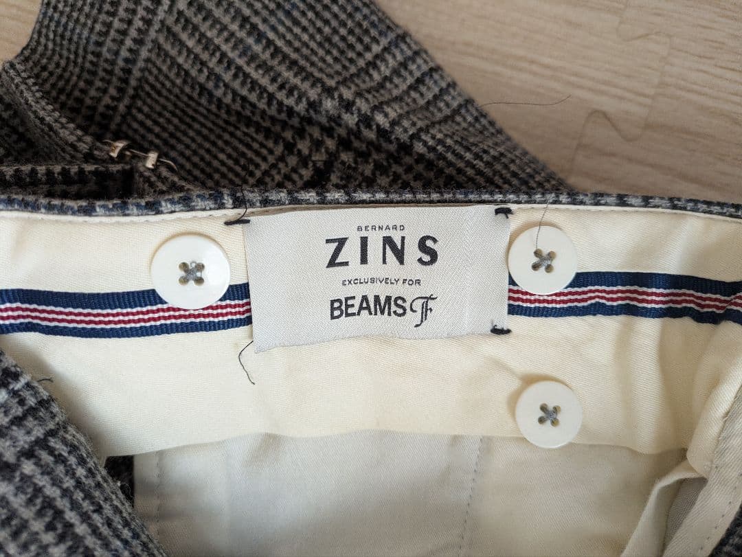 BERNARD ZINS ベルナールザンス スラックス グレー beamsF