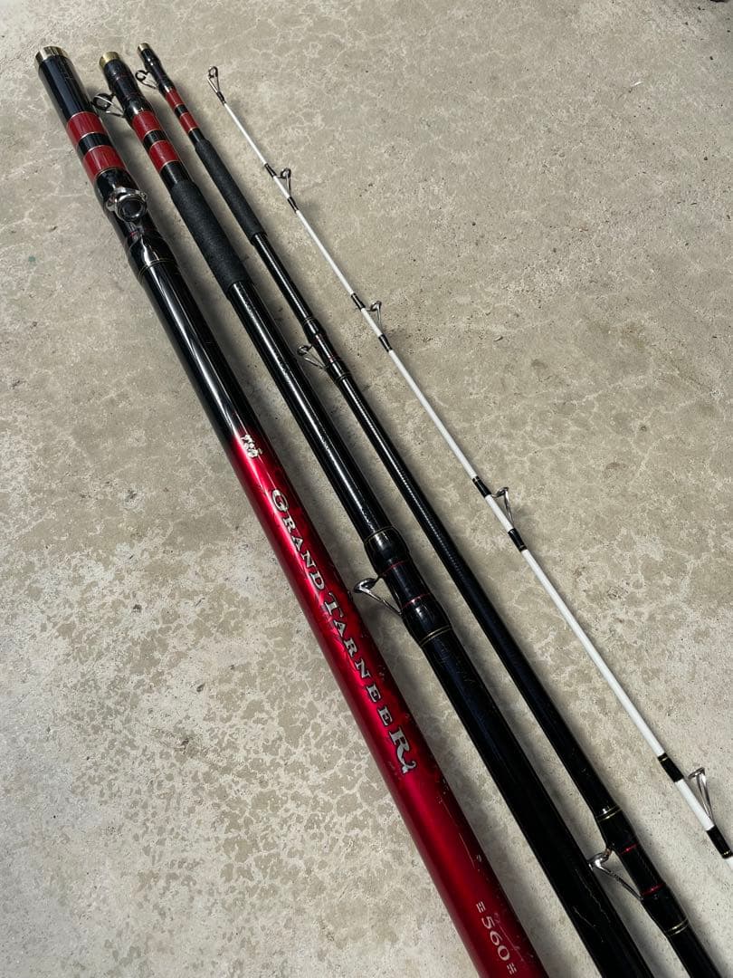 石鯛　石鯛竿　グランドターナー560 遠投　遠投釣り　がまかつ