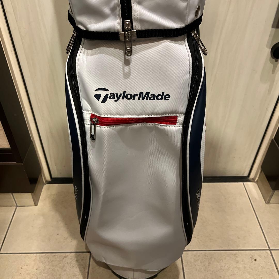 TaylorMade キャディバッグ ホワイト/ネイビー/レッド