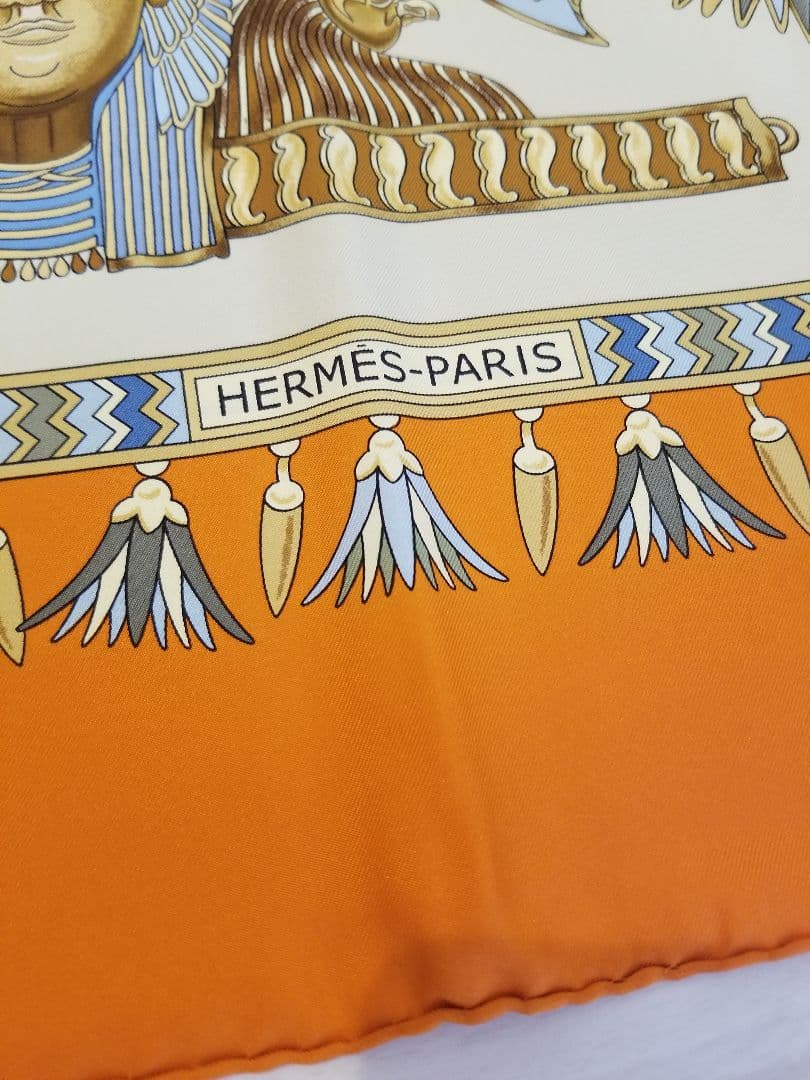 新品 エルメス HERMES カレ 90 スカーフ ナイルの宝