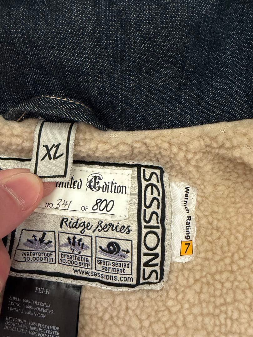SESSIONS Ridge Series 限定800着 スノーボードウェアXL