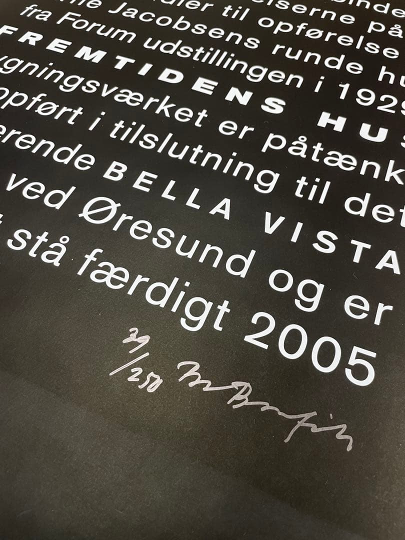 アルネ・ヤコブセン FREMTIDENS HUS 限定版ポスター