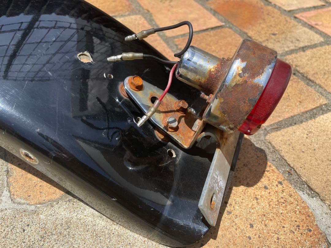 ドラッグスター400用フラットフェンダー