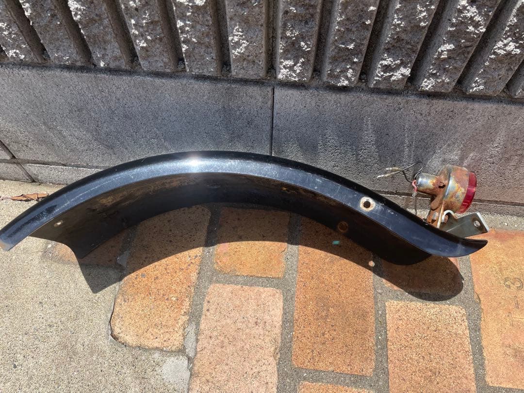 ドラッグスター400用フラットフェンダー