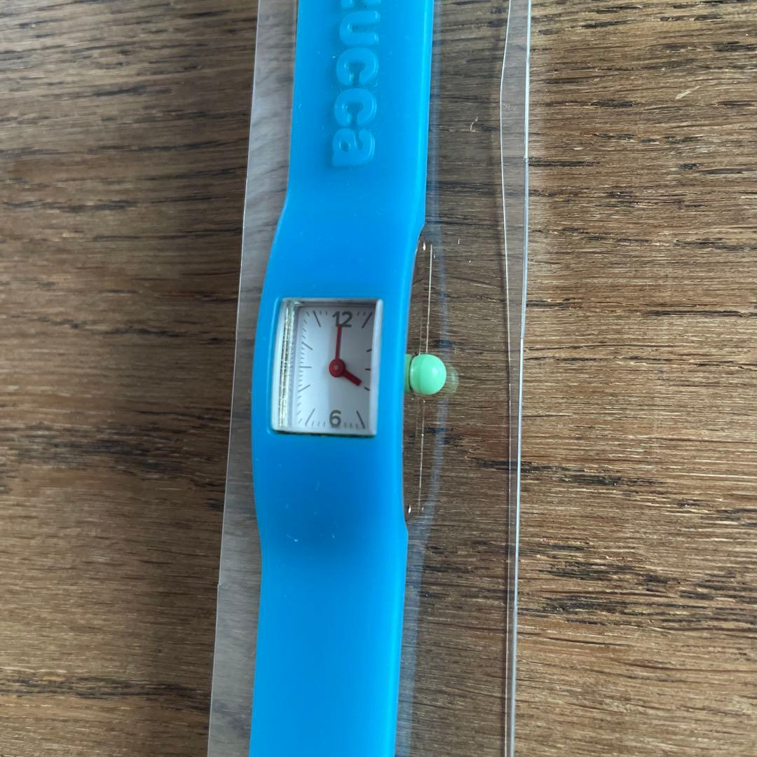 cabane de zucca 青 ラバーベルト 時計　スカイブルー