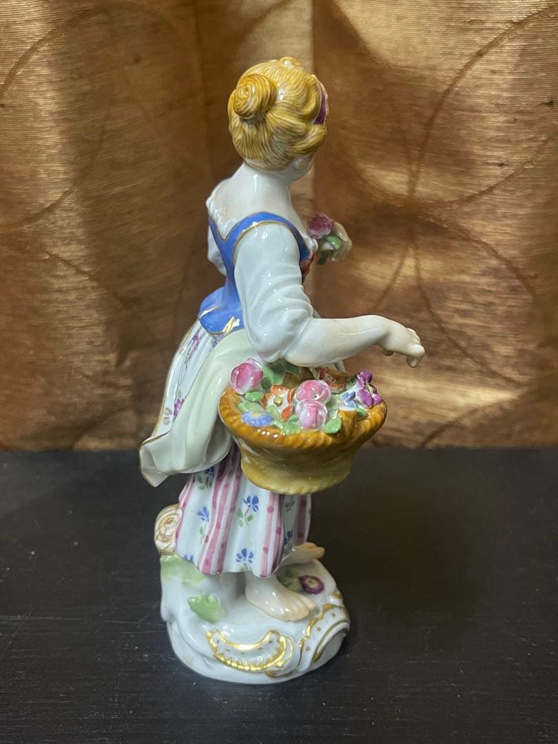 マイセン　人形　置物